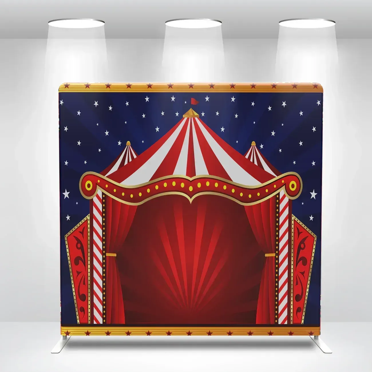Carnival Theme photo booth backdrop