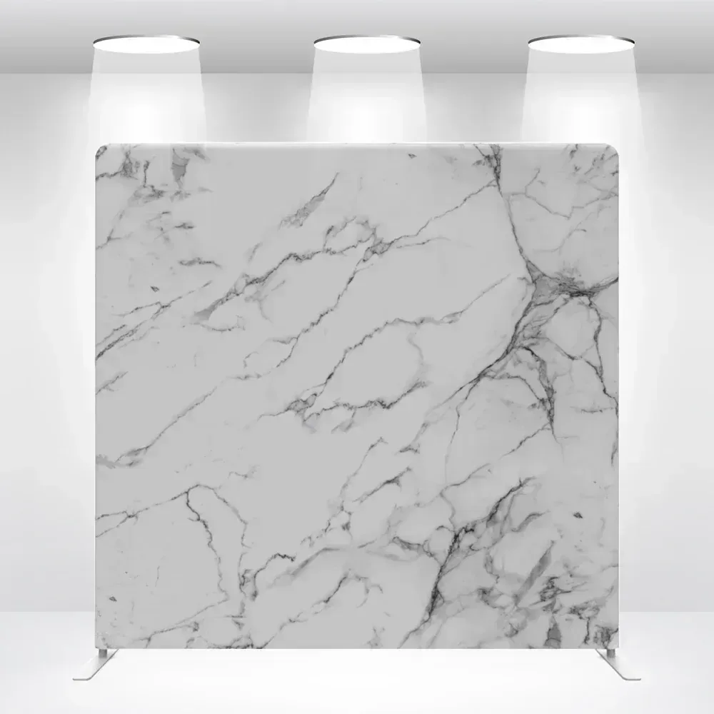 White Marble photo booth backdrop