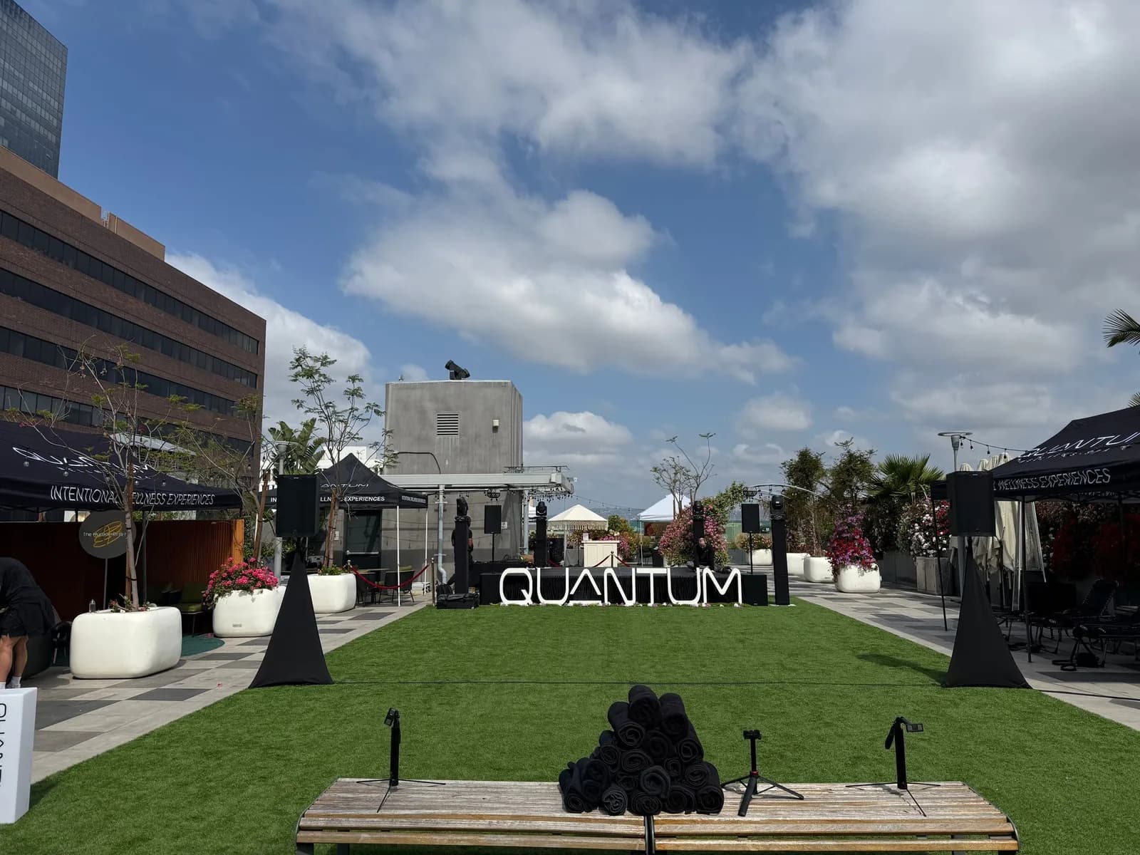 Corporate event production at Quantum Wellness Spa in Los Angeles