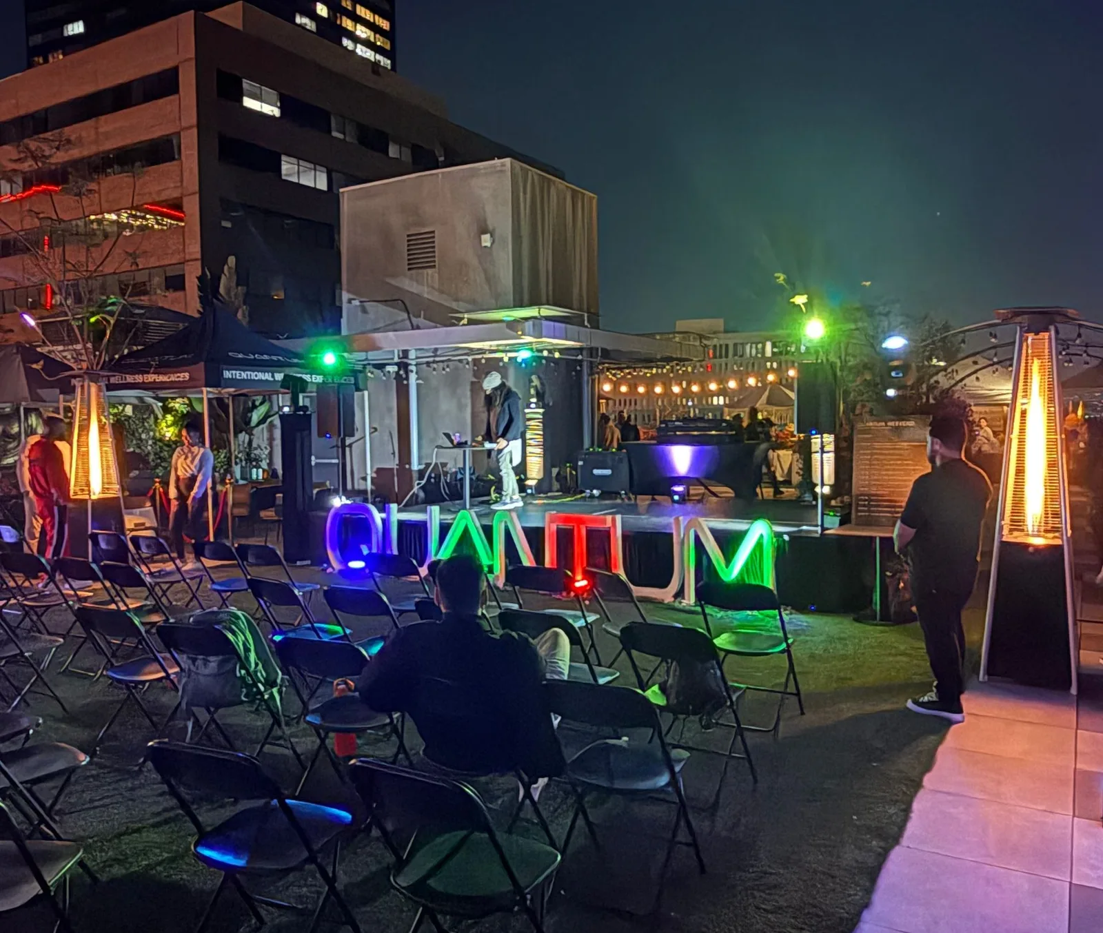 EPiK Productions outdoor DJ and sound setup at a corporate event